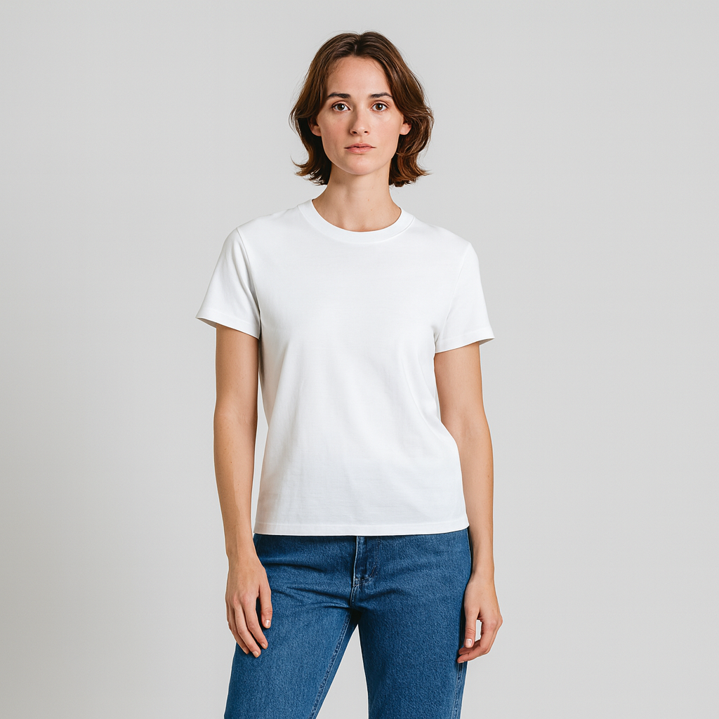 Remera Blanca Básica